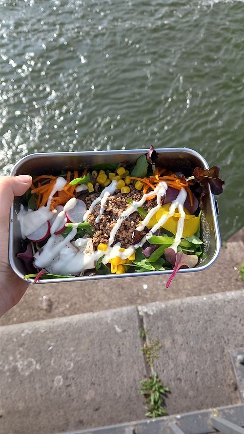 udon nudeln mit brauner soße 10€ at Matsuri Streetfood in Remscheid