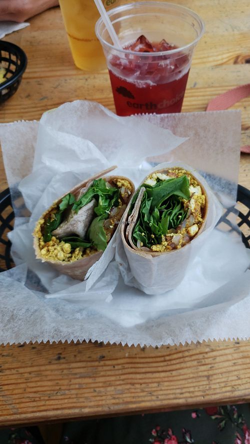 Curry tofu scramble at The Green Bean in New Bedford