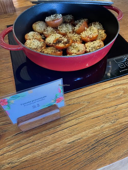 Vegan Tomate Provençal   at Iriatai in Bora Bora