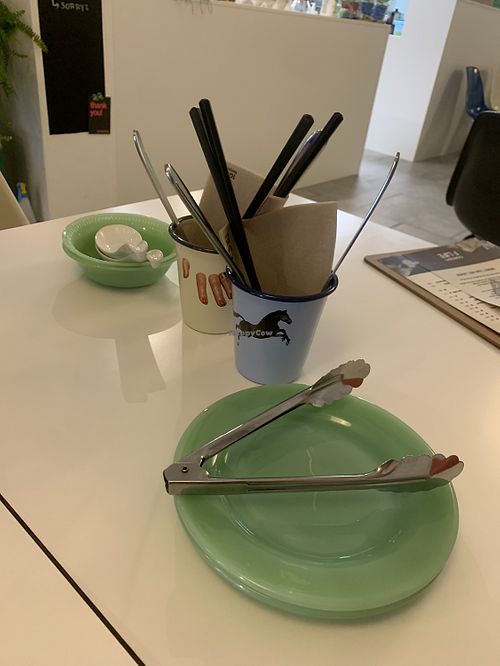 Plates and cutlery  at F LIFE  in Veldhoven