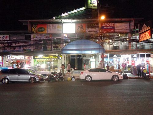 View from the Family Mart on the other side of the street.  at Indian Chimney in Pattaya