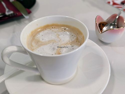 Chickpea cappuccino at Kunthaville in Central Singapore