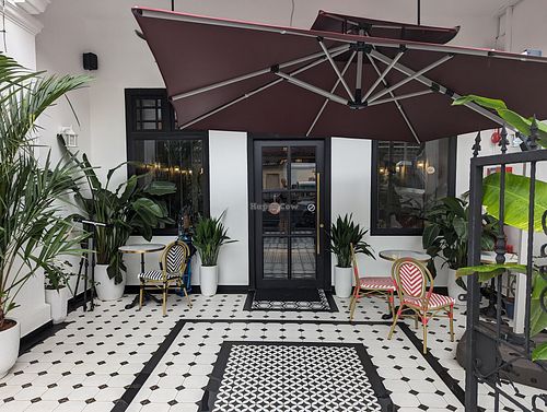 Patio at Kunthaville in Central Singapore