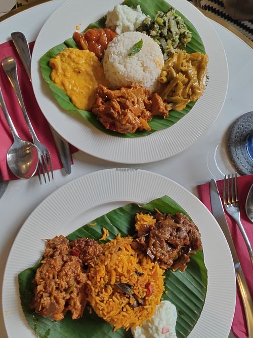 signature coconut rice $28
Briyani $24 at Kunthaville in Central Singapore