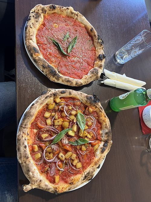 Vegane Pizza  at La Oliva Mainz in Mainz
