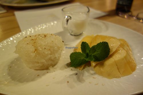 D3 Khao Mango (vegan dessert) at Nui Thai Kitchen in Saarbrucken