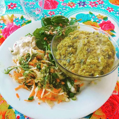 Great veggies plate for 9€ only ! at L' Ecomotive in Marseille