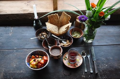 Breakfast at Terraza de la Tierra in San Jose Del Pacifico
