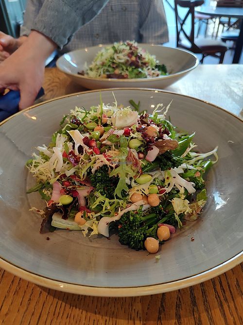 Spring green salad at The Bull's Head Inn in Beaumaris