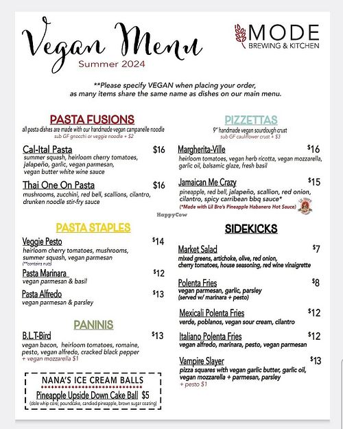   at Mode Brewing & Kitchen in Orangevale