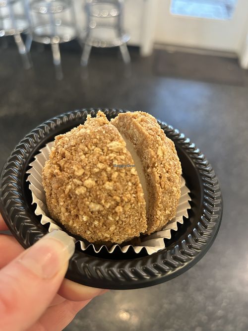 Vegan ice cream ball - delicious!   at Mode Brewing & Kitchen in Orangevale