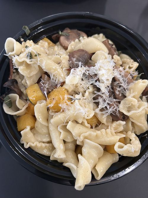 Vegan Harvest Cal-Ital Pasta - yummy!   at Mode Brewing & Kitchen in Orangevale