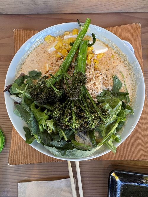  Vegan ramen  at HiroNori Craft Ramen in Torrance