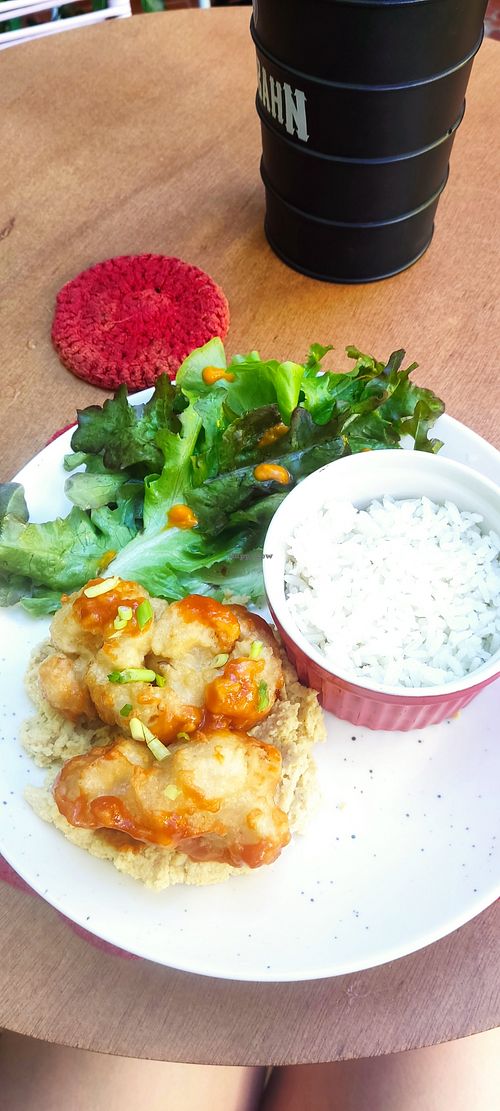 Plato vegano at Verdura Cozinha in Fortaleza