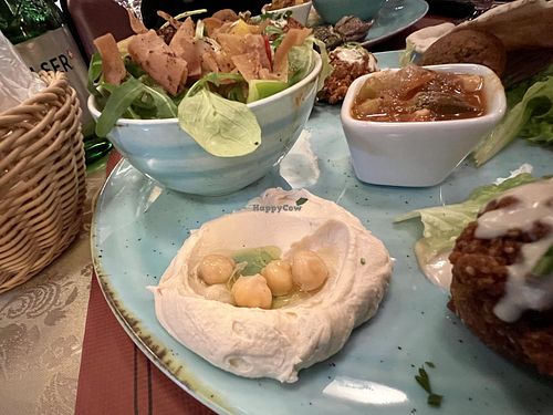 vegan platter at Domino in Bern