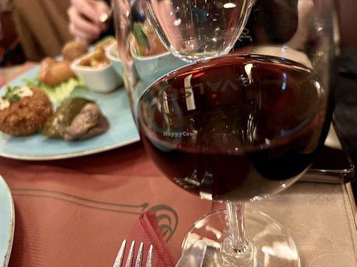 lebanese (!) red wine at Domino in Bern