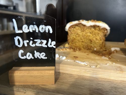 Lemon cake   at The Station Coffee + Kitchen in Stokesley