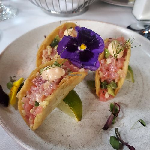 Amazing vegan tacos at Craig's in West Hollywood