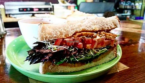 Tempeh sandwich at The Angry Baker - Olde Towne East in Columbus