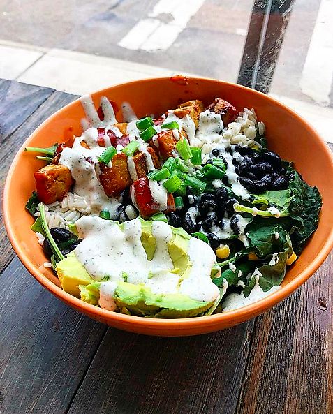 BBQ Tofu Bowl at The Angry Baker - Olde Towne East in Columbus