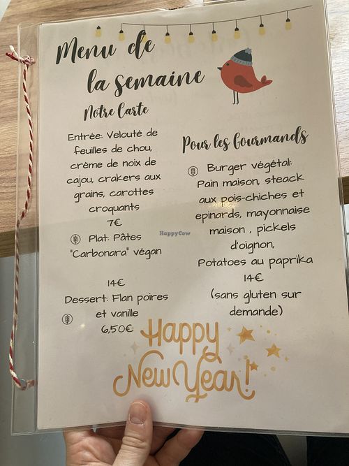 Menu   at Le Rouge-gorge Restaurant in Menton