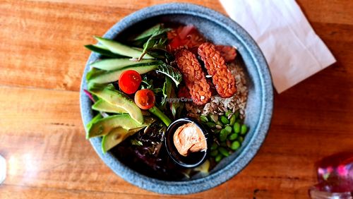 Poke bowl at Cornish Arms in Brunswick