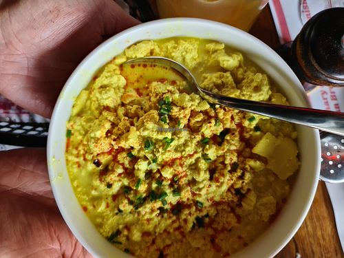 Zacchery Bird kitchen takeover: scrambled tofu at Cornish Arms in Brunswick