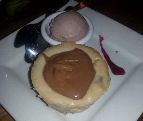 Vegan peanut butter choc chip cheesecake at Cornish Arms in Brunswick