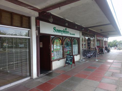 From outside at Samphire Brasserie in Plymouth