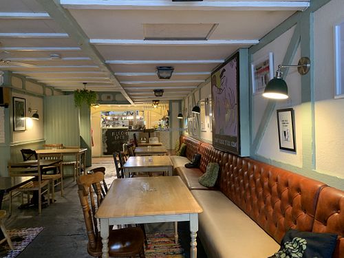 Samphire brasserie dining area at Samphire Brasserie in Plymouth