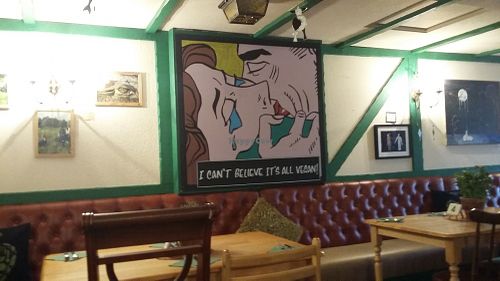 I can't believe it's all vegan! at Samphire Brasserie in Plymouth