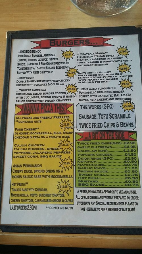 menu 2 - November 2017 at Samphire Brasserie in Plymouth