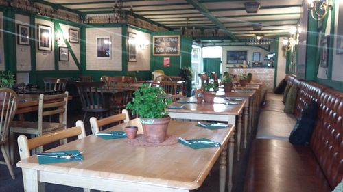 Interior of Samphire at Samphire Brasserie in Plymouth