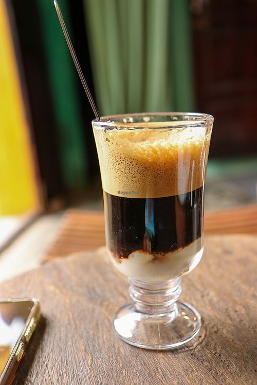 vegan Vietnamese coffee at Fika Cafe in Hoi An