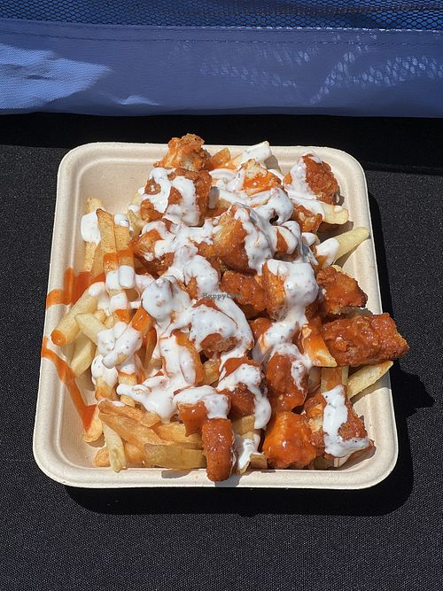 Vegan Buffalo chick’n fries  at Más Rico in Temecula