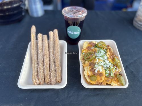 Churros & loaded nachos  at Más Rico  in Menifee