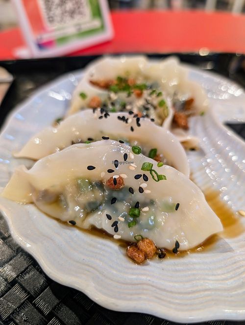 Vegetable dumplings at V Street - Emsphere in Bangkok