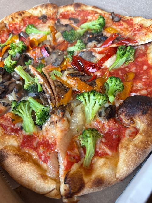 Vegan za   at Dough & Co Pizza in Huntington