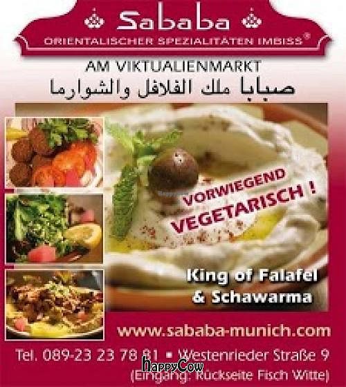 Information at Sababa in Munich