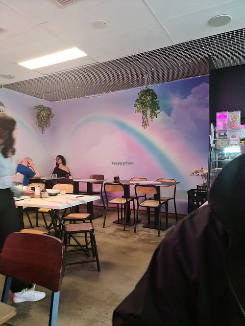 Inside seating at Velvet Bean in Altona