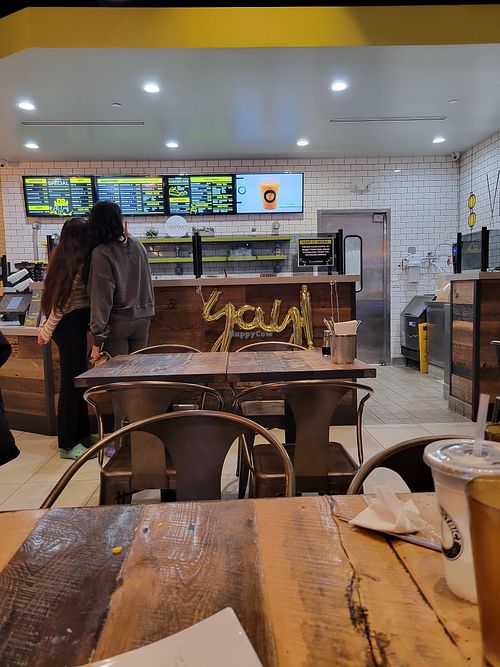 Inside at Vegan District Asian Eatery in Anaheim