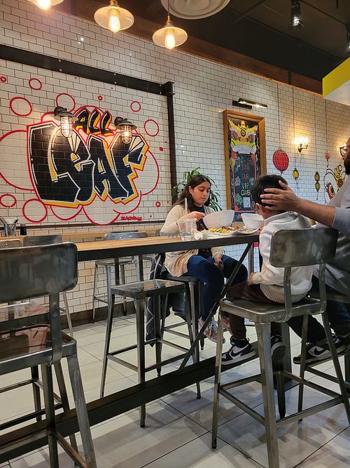 Inside at Vegan District Asian Eatery in Anaheim