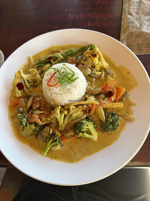 Vegetable curry   at Mariajuana Restobar in Liberia
