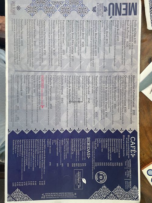 Forgot to take a pic of my food    at Carolin Cacao Cafe Boutique in Valladolid