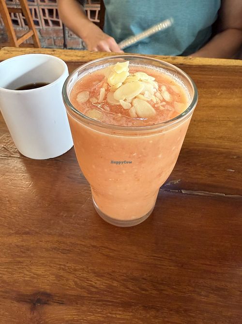 Tropical passion smoothie    at La Chilaqueria  in Puerto Vallarta