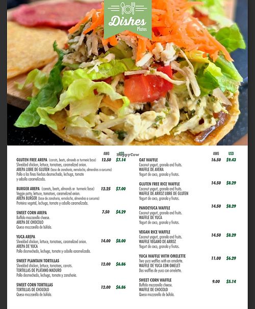Menu  at Clover Coffee + MarketPlace in Oranjestad