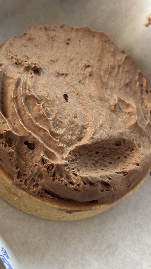 Salted caramel mousse tart. I ate some already!  at GingerSnap Patisserie in West Melbourne