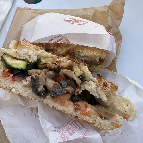 Amantea (with mushrooms instead of vegan cheese)  at Compa Gracia in Barcelona