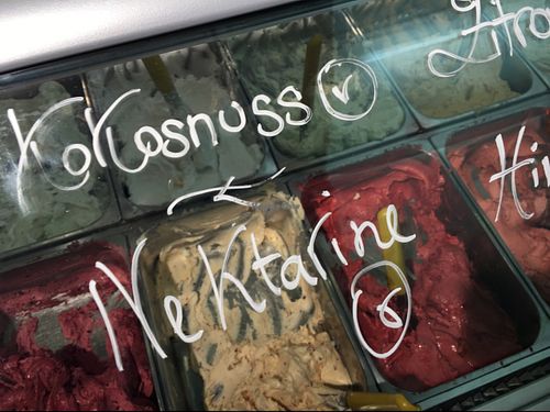 vegan ice cream at Gea in Cologne