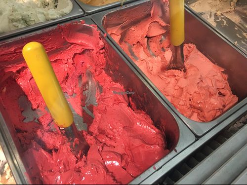 vegan ice cream types at Gea in Cologne